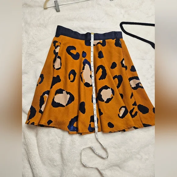 3.1 Phillip Lim x Target Animal Print High Waisted A Line Mini Skirt Mob Wife - Picture 8 of 10